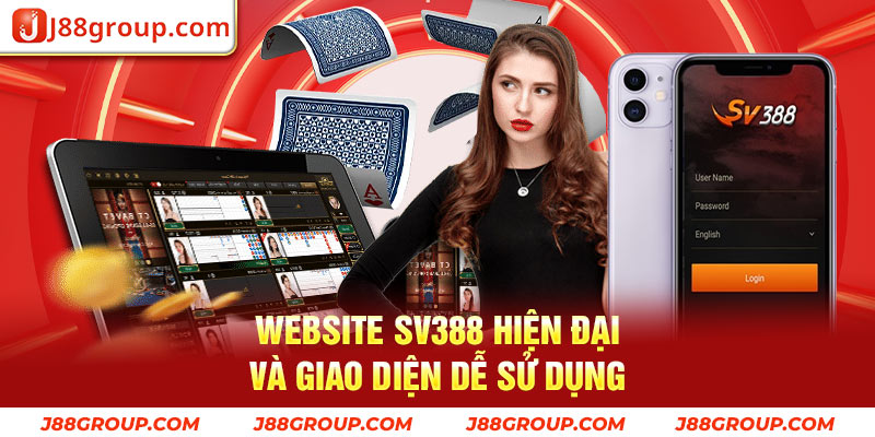  Website SV388 hiện đại và giao diện dễ sử dụng