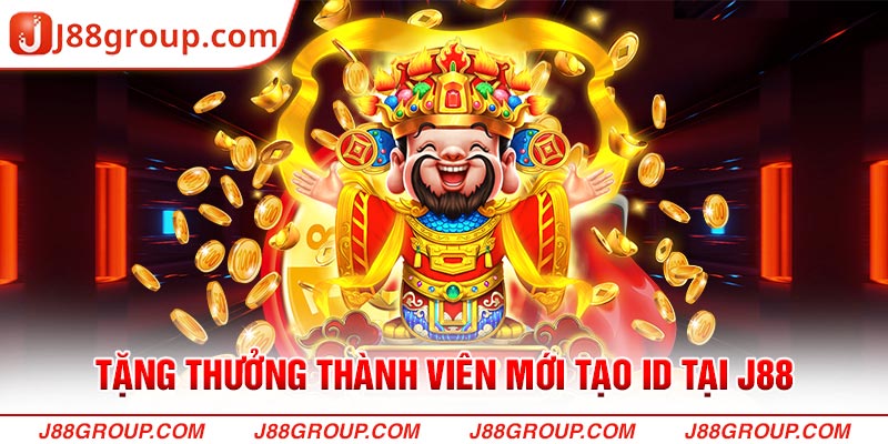 Tặng thưởng thành viên mới tạo ID tại J88